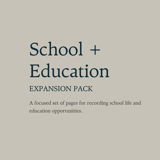 Expansion Pack: School and Education
